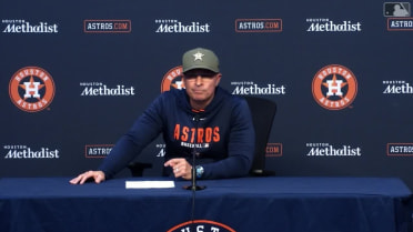 Joe Espada gives update on Altuve injury
