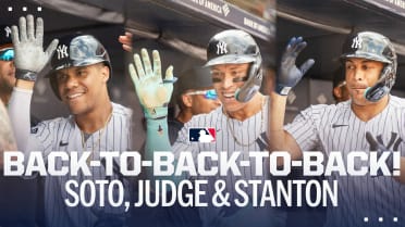 Soto, Judge, Stanton hit back-to-back-to-back homers