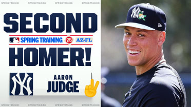 Aaron Judge pega su segundo jonrón del juego
