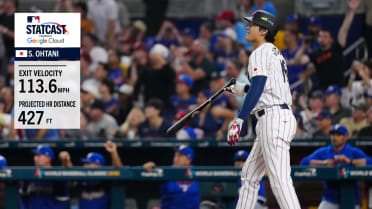 Shohei Ohtani's 427-foot, 113.6 mph leadoff home run