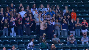 Fan in Detroit attempts tarps off movement