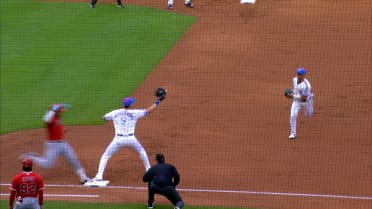 Vaughn Grissom safe at first after challenge