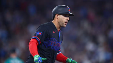 George Springer goes 4-for-4 at the plate