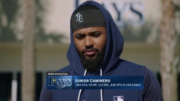 Junior Caminero on adjusting his swing, the 2026 Rays