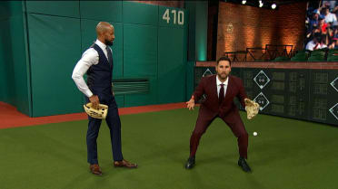 Kevin Kiermaier demos how to improve outfield defense