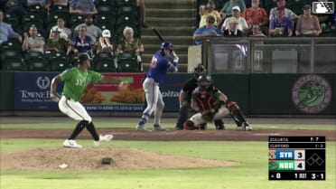Ryan Clifford homers (16) on a line drive to center field.