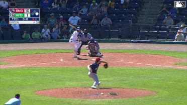 Roc Riggio homers (13) on a fly ball to right center field. Dyan Jorge scores.