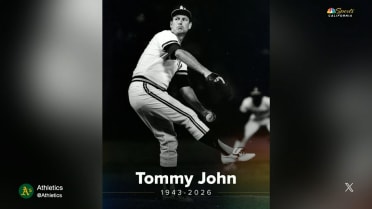 Athletics broadcast honors Tommy John