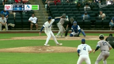 Joseph Sullivan doubles (10) on a sharp line drive to left fielder Zyhir Hope. Drew Brutcher scores. Trevor Austin scores. Joseph Sullivan to 3rd. Throwing error by left fielder Zyhir Hope.