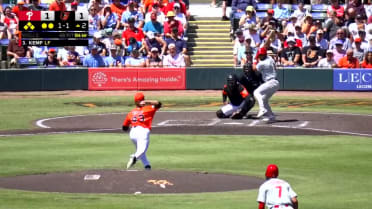 Levi Wells escapes bases-loaded jam