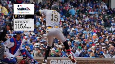 Oneil Cruz batea 3 hits a más de 113 mph