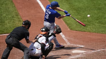 Myles Straw's RBI double