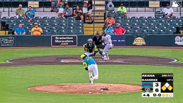 Irwin Ramirez In play, run(s) to Luis Arana