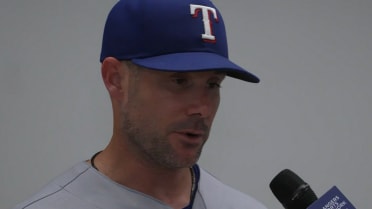 Skip Schumaker discusses the Rangers' 4-2 win