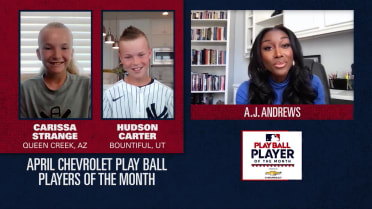 Play Ball Players of the Month for April