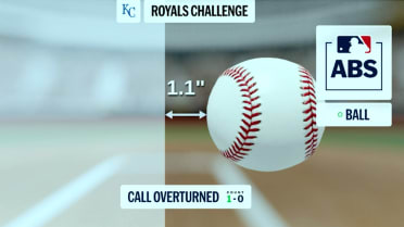 Strike 1 overturned to ball 1 after ABS challenge