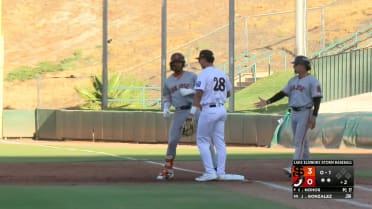 Giants' top prospect Josuar Gonzalez's three-hit game