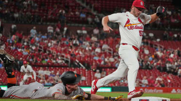 Christian Koss out at first after review