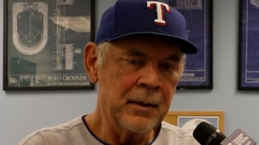 Bruce Bochy on the Rangers' 5-2 loss to the Mets