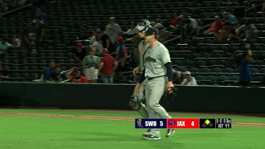 Ian Hamilton strikes out the side to earn the save