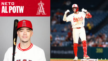 Zach Neto is named the AL Player of the Week