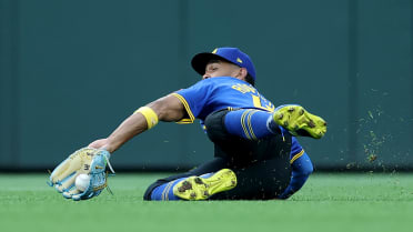 Julio Rodríguez's sliding catch