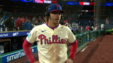 Bryson Stott on Wheeler's excellence, Phils' 3-0 win