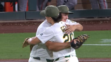 Hogan Harris secures A's 5-2 win