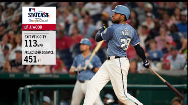 James Wood hammers 451-foot homer