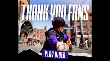 Thank You Rockies Fans