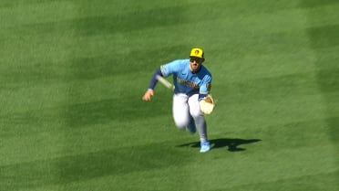 Garrett Mitchell's tumbling catch