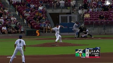 Dauri Fernandez homers (1) on a fly ball to right field.