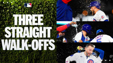 The Cubs walk-off three straight games vs. Reds