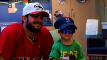 Garrett Whitlock Jimmy Fund Visit