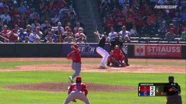 Petey Halpin's RBI double