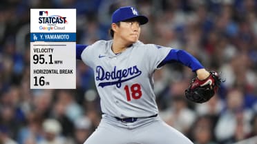 Yoshinobu Yamamoto K's the side with 95, 92, 77 mph