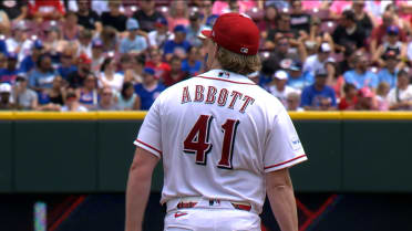 Andrew Abbott fans Carson Kelly