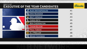 Greg Amsinger's top nine general managers in MLB