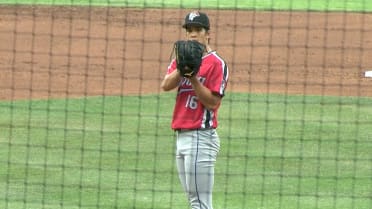 Tong racks up eight strikeouts across 5 1/3 frames