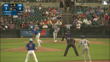 Carter Jensen's 442-foot home run