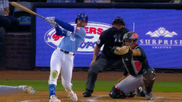 John Rave hits an RBI TRIPLE