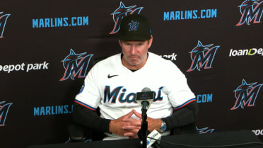 Clayton McCullough discusses the Marlins' 8-0 win