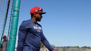 Pablo Reyes mic'd up at Red Sox Spring Training