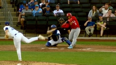 Rainiel Rodriguez picks up a pair of hits in debut