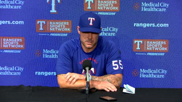Skip Schumaker discusses the Rangers' 4-3 loss