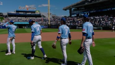 Michael Massey makes throw to seal Royals' win