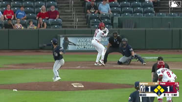 Tai Peete singles on a ground ball to second baseman Ryan Jackson. Ryan Campos scores. Tre Richardson III to 3rd. Jon Jon Gazdar to 2nd.