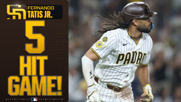 Fernando Tatis Jr. goes 5-for-5 with two RBIs