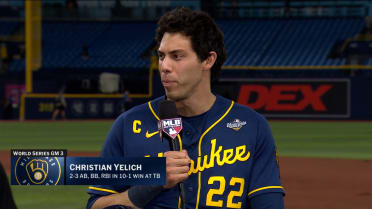 Christian Yelich on his two-hit game in Game 3 win