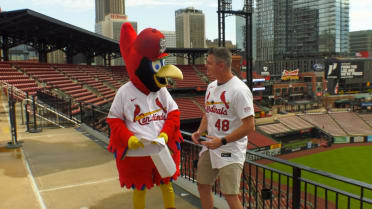 Fredbird has Stage Fright